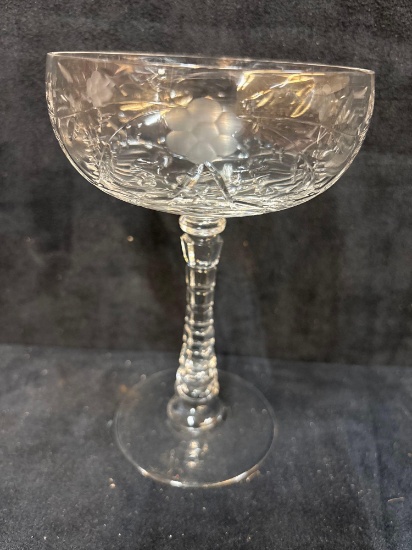ROCKE SHARP VILLARS Cocktail glass 8 total