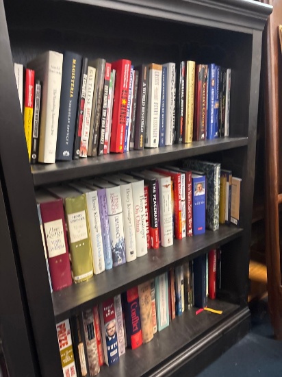 bookcase with books