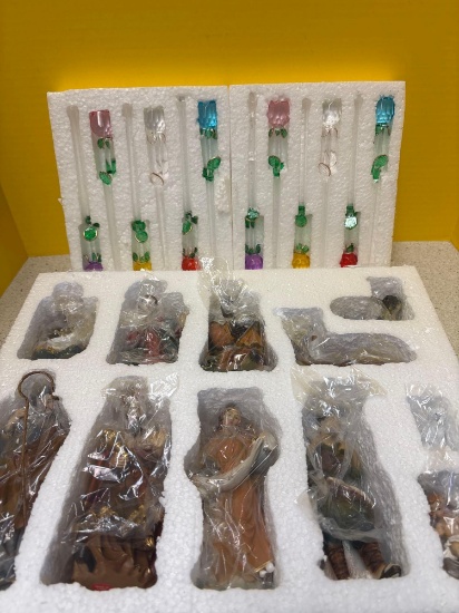 New stir sticks nativity set
