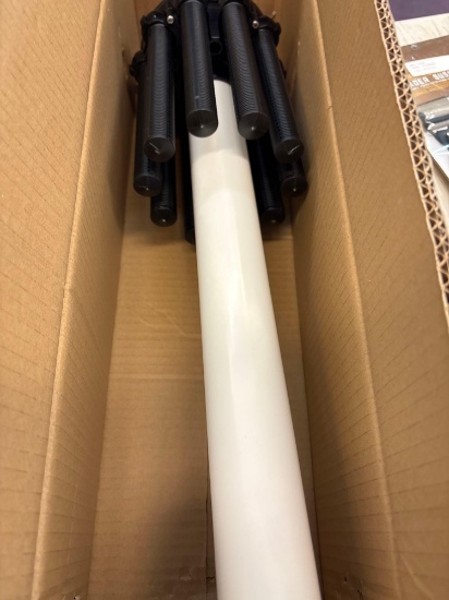 Swimming pool lateral assembly with center pipe