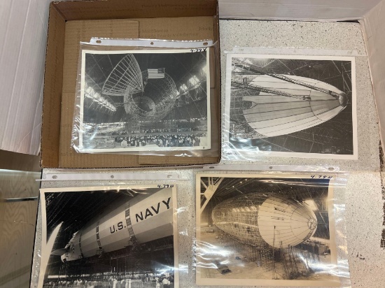 4 Akron and Macon airship construction pictures