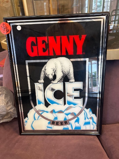 GENNY ice beer framed sign