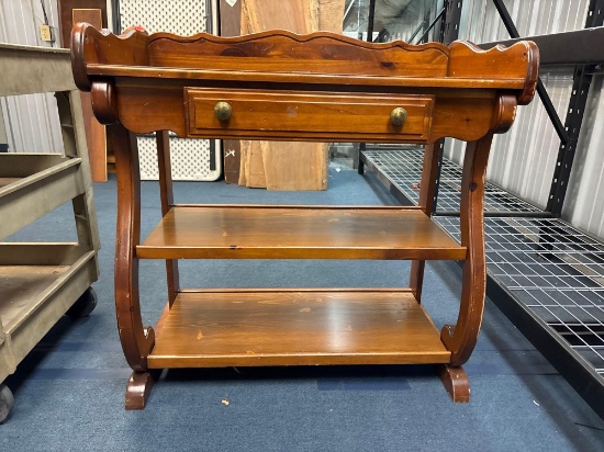 Pine one drawer stand
