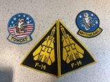 4 topgun US navy patches