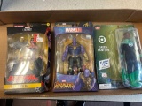 3 action figures new in boxes