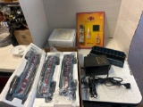 Lionel polar express train three new old stock passenger cars and mth transformers etc