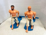 vintage Aurora, karate men