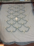 large Chenille bedspread in great condition 96 x 80