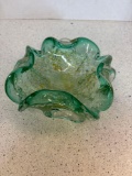 Murano art glass bowl