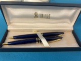New BILLBLASS ensemble BLEU ET OR ink, pen and mechanical pencil