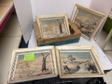 4 asymmetrical frames 1940s