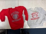 vintage woodys and Ohio State University crewnecks