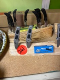 three Delta Ranger, nine the vulture II pocket knives