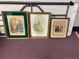 Three French prints