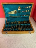 bronze cutlery dessert set, 19 pieces, original box