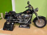 New bright Harley Davidson, fat boy RC motorcycle