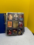 Large lot of collectible, Star Trek Cards in album