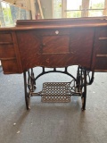 Antique Oak Treadle Sewing machine