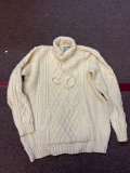 New with tags ARAN wool sweater made in Ireland