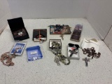 Rosaries, crucifixes