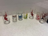 vintage glass collectible cups