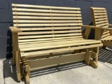 4 ft platform rocker glider swing bench Quality Amish made