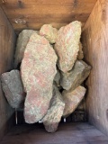 Flint rock material for making arrowheads