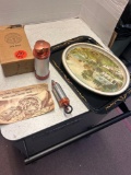 vintage mirro cooky pastry press and serving trays