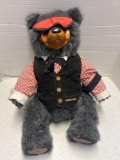 vintage Robert Raines the gambler bear