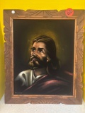 velvet painting of Jesus
