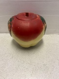 vintage hull blushing apple cookie jar