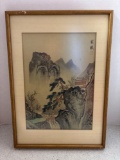 Chinese watercolor print Home Rescue