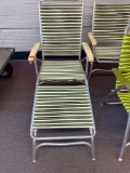 Vintage Lawnlite jelly tube aluminum chaise lounge