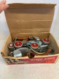 Vintage speed king rollerskates in original box