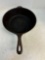 Vintage cast-iron deep chicken frying skillet