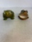 Pottery frogs, one is Atlantic mold