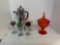 Art deco, chrome craft bar ware set