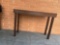 Narrow Foyer or Sofa Table Carved Distinct Tile Top