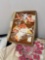 NOS placemat set embroidery table runner