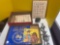 vintage Crosstitch ABCs signs, Westlox baby BFN, Wyatt Earp, antique automobile