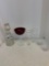 Glass items, see description