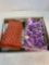 11 vintage silk or silk/rayon scarves