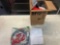 Christmas wreath and 7 foot long Christmas inflatable car decoration blowup Santa