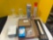 Glass cups, smart ceiling, fan control, safety outlet, LED motion sensor light and more