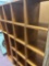 vintage oak cube shelf 49 wide 62 high 12