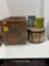Canada dry crate, Vintage tins, cookie cutters