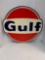 Gulf gasoline metal sign 23 inches