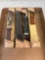 Four vintage pioneer leather belts, unused