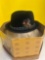 vintage Halle brook 7.25 mens felt hat with original hat box