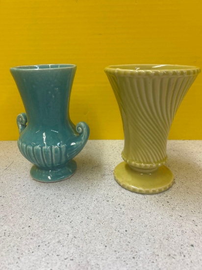 McCoy USA pottery vases